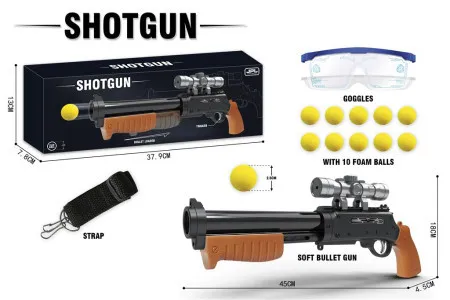 Set - Puška sa mekim lopticama i zaštitnim naočarima ( 931547 )