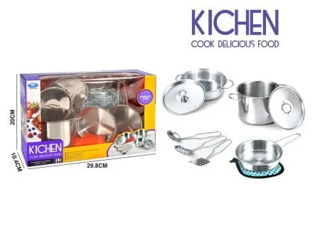 Set za igru - kuhinjski sudovi - metalni ( MKO084458 )
