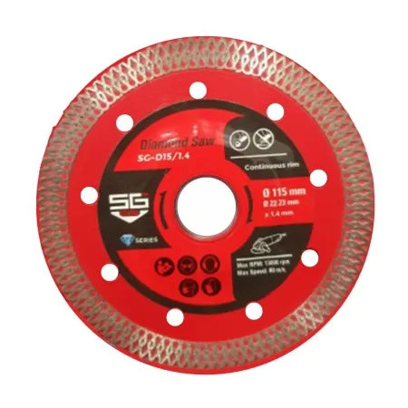 SG Tools Dijamantska ploča za rezanje granitne keramike, 115 mm ( SG-D115/1.4 )