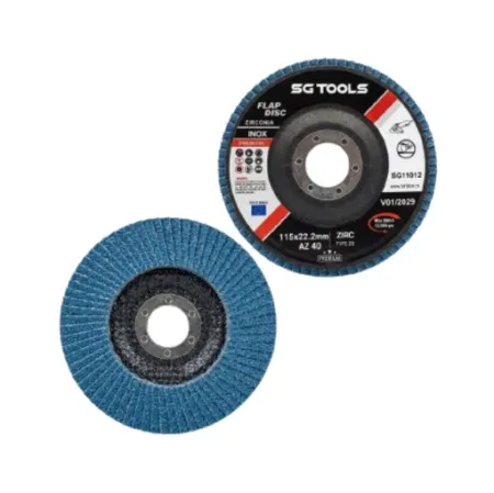 SG TOOLS SG11012 Cirkonijum flap disk 115mm, AZ 40, Inox Premium ( SG11012 )
