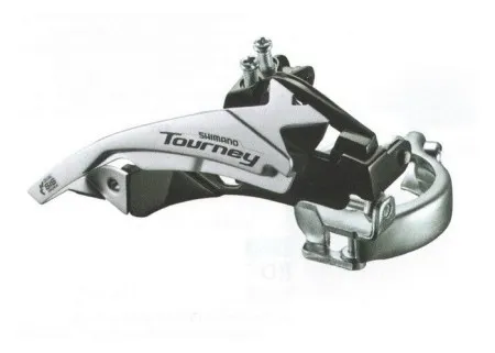 Shimano Menjač prednji shimano tourney fd-ty500-ts6 3x6/7 sa šelnom 34.9mm (+28.6/31.8 adpt) 42t top top-swing dual-pull ( EFDTY500TSX6 )