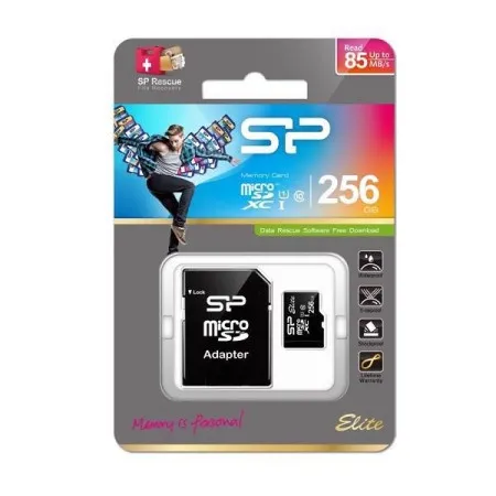 Silicon Power 256gb micro sdxc uhs-i u1 classa10 sr104+adapter ( 5712 )