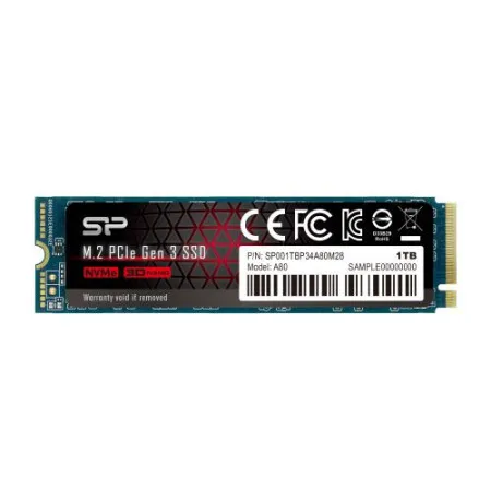 Silicon Power M.2 NVMe 1TB, A80 SSD ( SP001TBP34A80M28 )