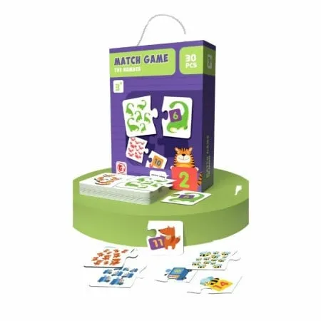 Slagalice spajalice - zivotinje i brojevi 30 pcs 88690 ( 91/71772 )