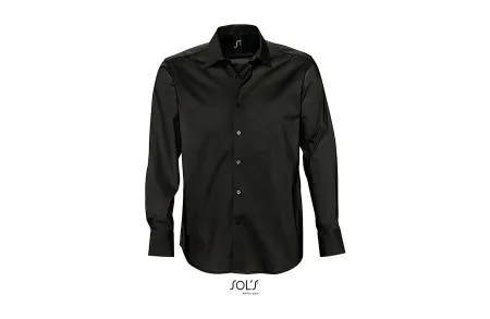 SOL'S Brighton muška košulja sa dugim rukavima crna L ( 317.000.80.L )