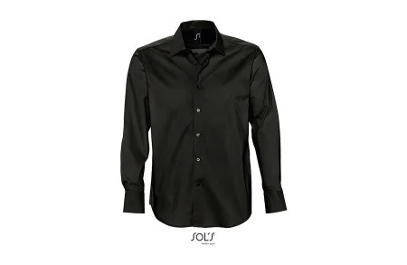 SOL'S Brighton muška košulja sa dugim rukavima crna XXL ( 317.000.80.XXL )