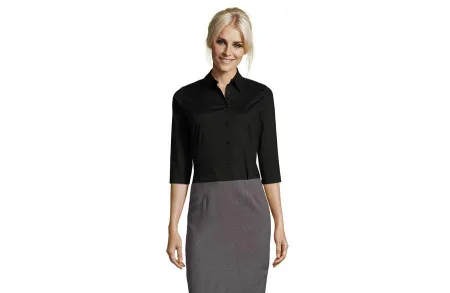 SOL'S Effect ženska košulja sa 3/4 rukavima crna XL ( 317.010.80.XL )