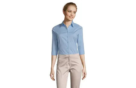 SOL'S Effect ženska košulja sa 3/4 rukavima Sky blue XXL ( 317.010.52.XXL )