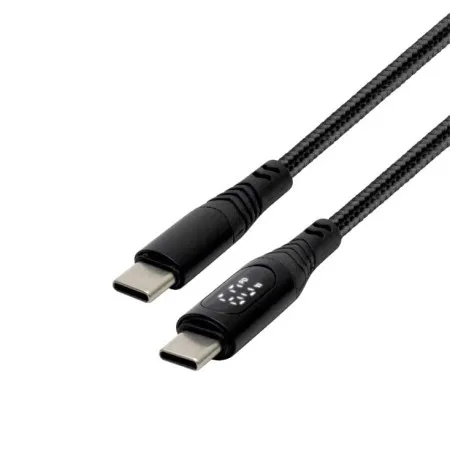 Somogyi USB kabel sa displejem, USB-C/USB-C, 100W 1.2m ( USBCC100PM )