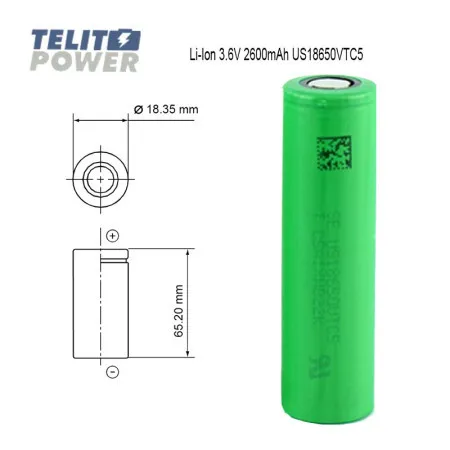 Sony Li-Ion 3.6V 2600mAh US18650VTC5 VTC5 ( 2433 )