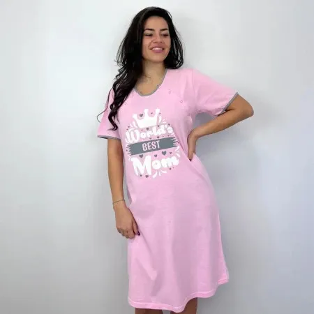 Spavaćica za trudnice roze m ( 980RM )