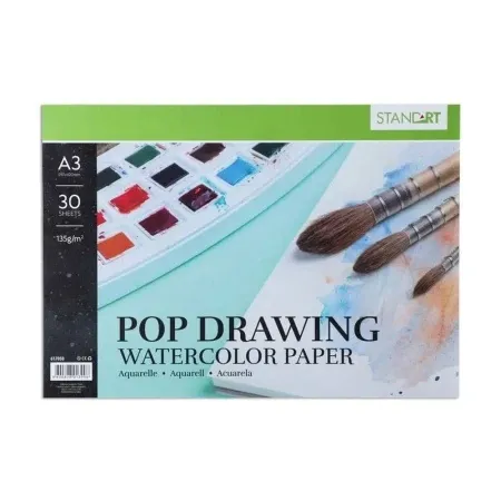 StandArt pop drawing akvarel blok 135g 30 lista a3 ( 617050 )