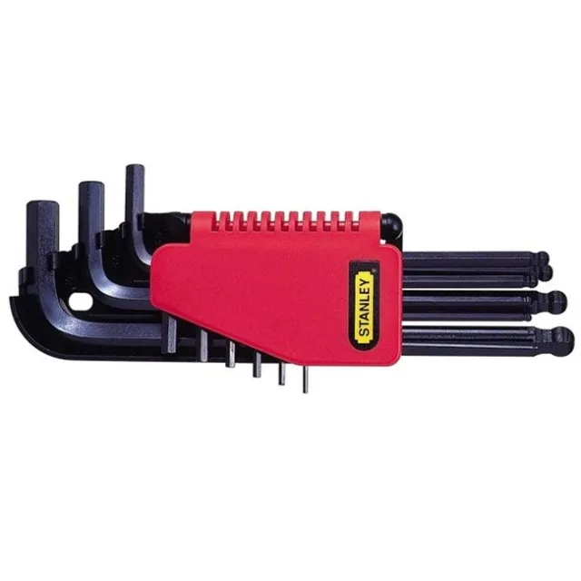 Stanley 0-69-256 Ključevi imbus loptasti 1.0 do 10mm - set 10kom