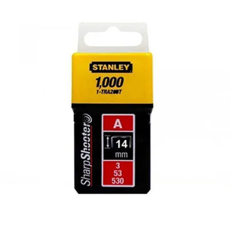 Stanley klemerice tip "A" (53) / 1000kom - 14 mm ( 1-TRA209T )