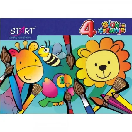Start blok za crtanje broj 4, 10 lista ( STR12586 )