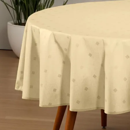Stolnjak Ovalnog oblika 160x220cm Cream cube ( VLK0001360-creamcube )