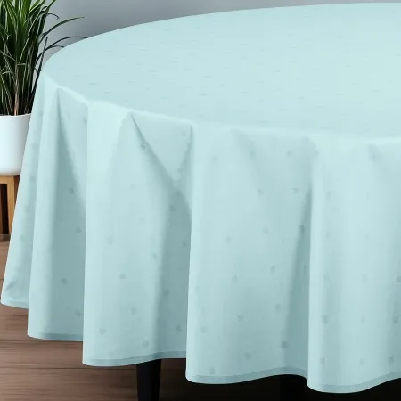 Stolnjak Ovalnog oblika 160x220cm Light blue cube ( VLK0001360-lightbluecube- )