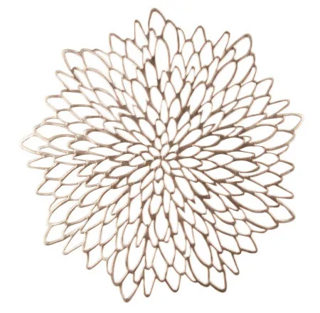 Stoni podmetač fi 38 cm zlatna