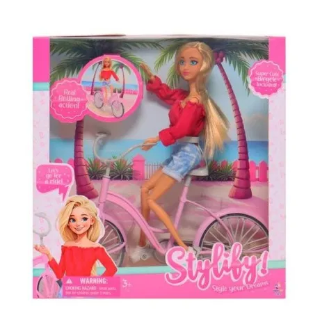 Stylify fashion lutka sa biciklom, 31cm ( A096329 )