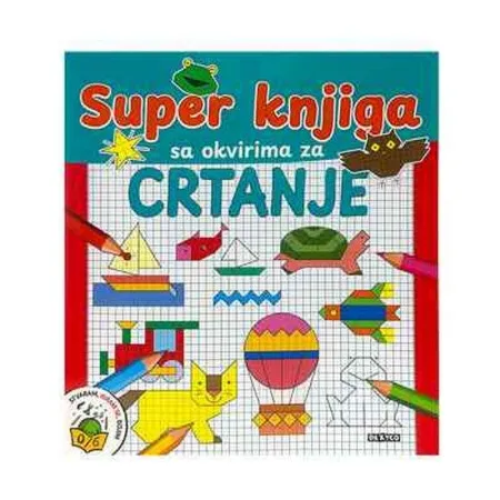 Super knjiga sa okvirima za crtanje ( DEXY0793 )
