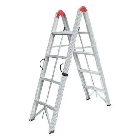 SuperStep Duple Sklopive Štapne Alu Merdevine 2x4 158cm ( 1890 )