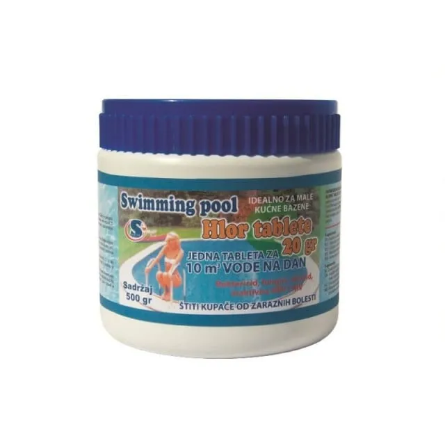 Swimming pool hlor tablete 20gr (pakovanje 25 tableta) ( 028626 )
