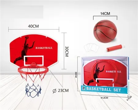 Tabla za košarku (zidna) sa loptom i pumpom ( MKM608557 )