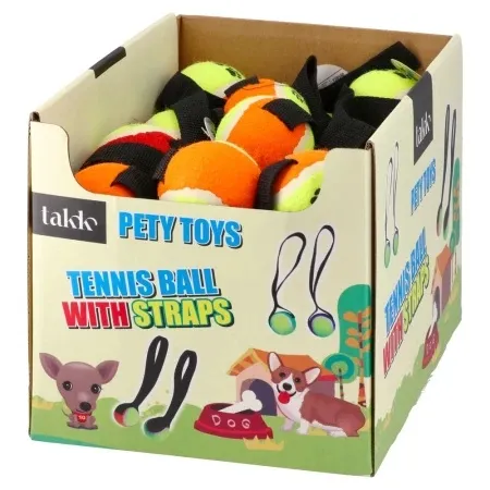 Takk cross pet teniska loptica sa trakom miks boja ( 720540 )
