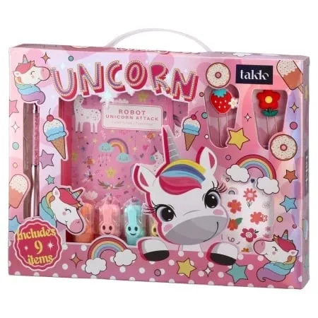 Takk fashion notes set sveskaspajalice markeri i olovke unicorn ( 719902 )