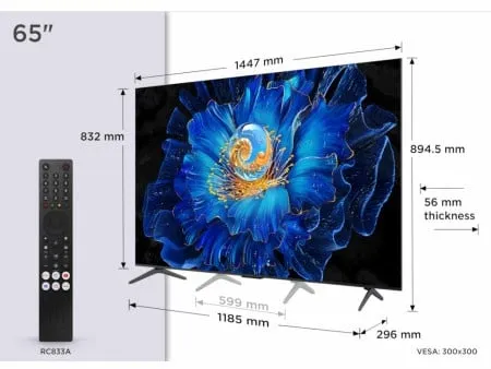 TCL 65C6KS/ MiniLED/ 65"/4K/ 60Hz/ Google TV/ crni Televizor ( 65C6KS )