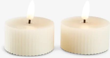 Tealights H6cm 2pcs/pk SDP