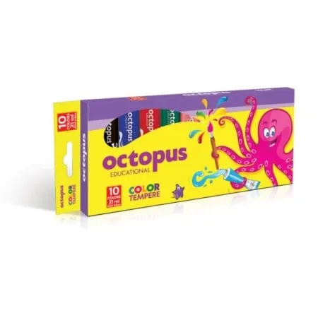 Tempera octopus 21ml 10/1 karton unl-0097 ( 85187 )