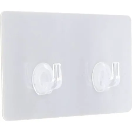 Tendance dvostruka samolepljiva kukica 8 x 2 x 14,5 ps/pvc bela ( 9067100 )