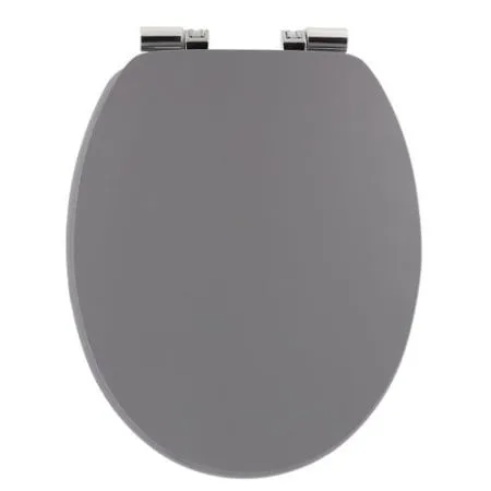 Tendance wc daska mdf sa metalnim okovima soft close 37,5x46 cm sivo smedja ( 4111165 )