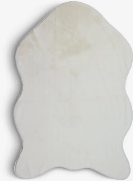 Tepih od veštačkog krzna 60x90 bela