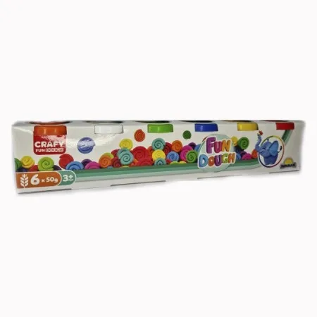 Testo za igru Fun Dough 6x50 gr ( 017036-4 )