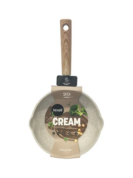 Texell tiganj duboki 20 cm cream TPCM-D20