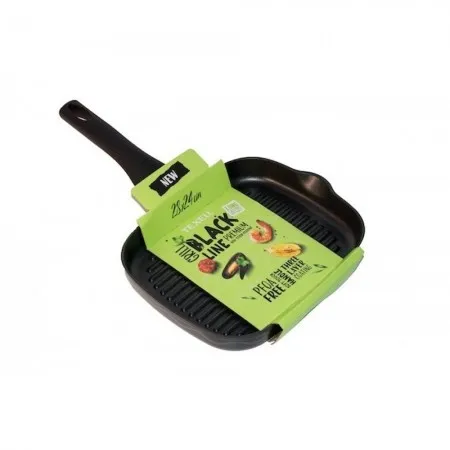 Texell TPBL-G28 Black Line Tiganj grill 28x24cm