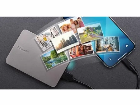 Toshiba Canvio Flex HDTX220ESCAAH eksterni/2TB/2.5''/USB 3.0 warm silver Hard disk ( HDTX220ESCAAH )
