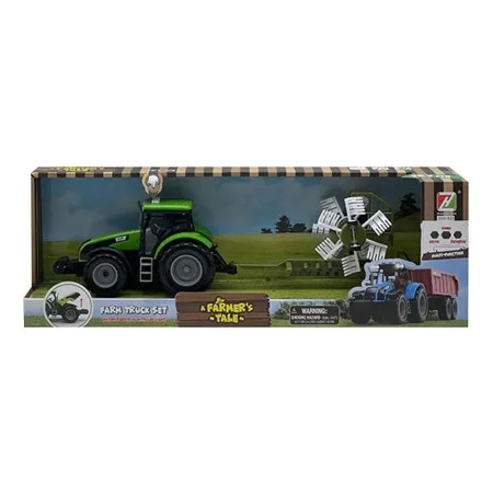 Traktor harvester sa prikolicom ( 1041148 )