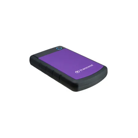 Transcend external HDD 4 TB, H3P, USB3.0, 2.5", Anti-shock system, backup software, 308 gr, Black/Purple ( TS4TSJ25H3P )