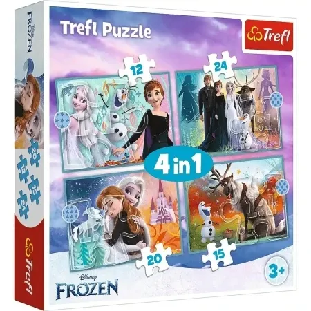 Tref line puzzle 4 u 1 frozen ( T34381 )