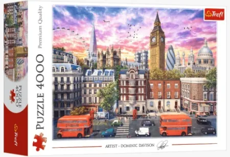 Tref line puzzle 4000 walking around london ( T45010 )