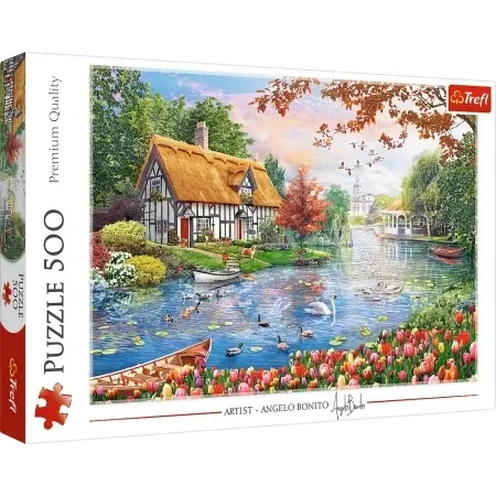 Tref line puzzle 500 pcs a quiet haven ( T37476 )