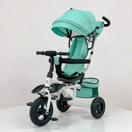 Tricikl Guralica Happybike Big model 419 sa mekanim rotirajućim sedištem zeleni