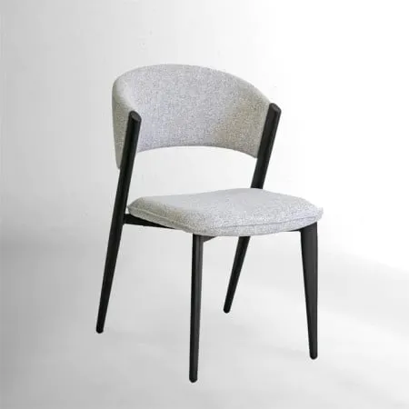 Trpezarijska stolica B2666 Milano Bež/Crne metalne noge 500x590x870 mm ( 775-460 )
