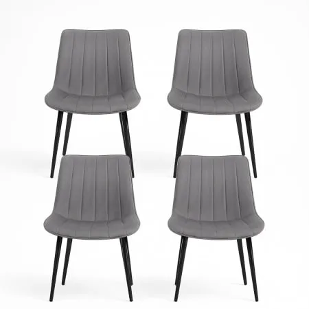 Trpezarijska stolica c-410 linea steel siva ( 0000501 )