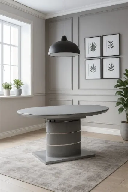 Trpezarijski sto Sfera MDF Kapućino visoki sjaj (1400-1800)x900x760mm