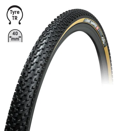 Tufo spoljašna guma gravel swampero 700x40c, tr, crna/krem ( 71164 )