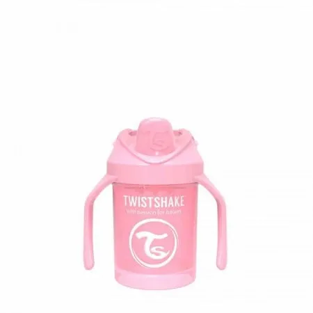 Twistshake mini cup 230 ml 4 m pastel pink ( TS78267 )
